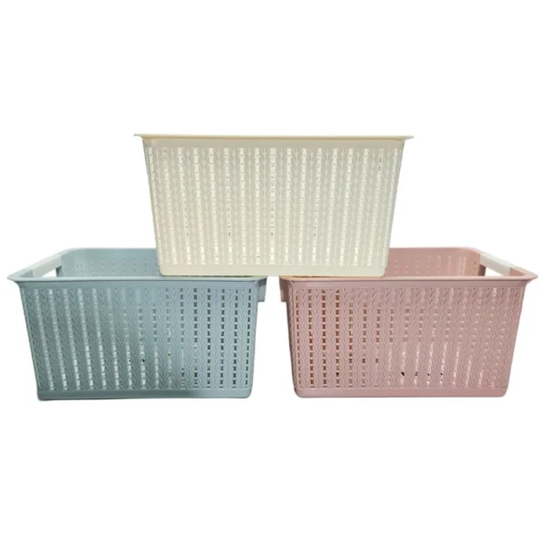 Ảnh Rổ nhựa chữ nhật 3415-2 (kt: 31x22x18)_4