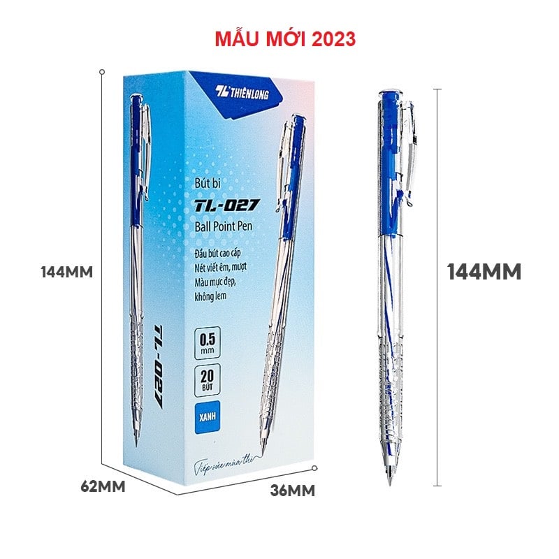 Bút bi Linc - Tip top hộp 20 chiếc