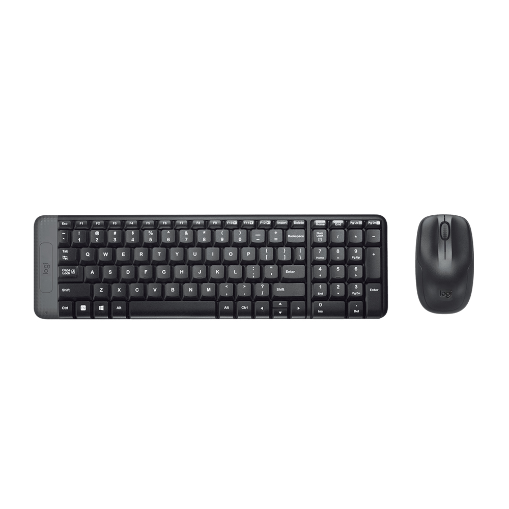 Bộ bàn phím + chuột không dây Logitech MK220