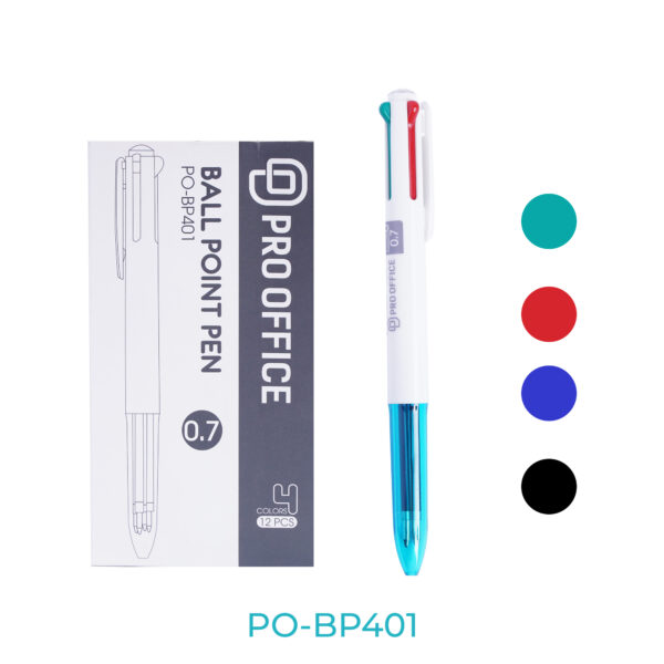 1d09ae4220f46f6e71cefadcab14c631.jpg Bút bi 4 màu Pro Office - BP401