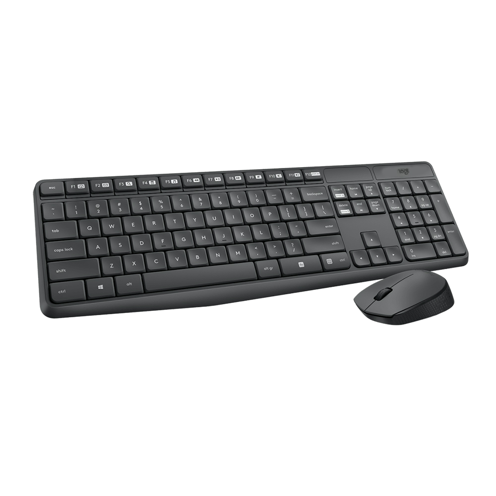 Bộ bàn phím + chuột không dây Logitech MK235