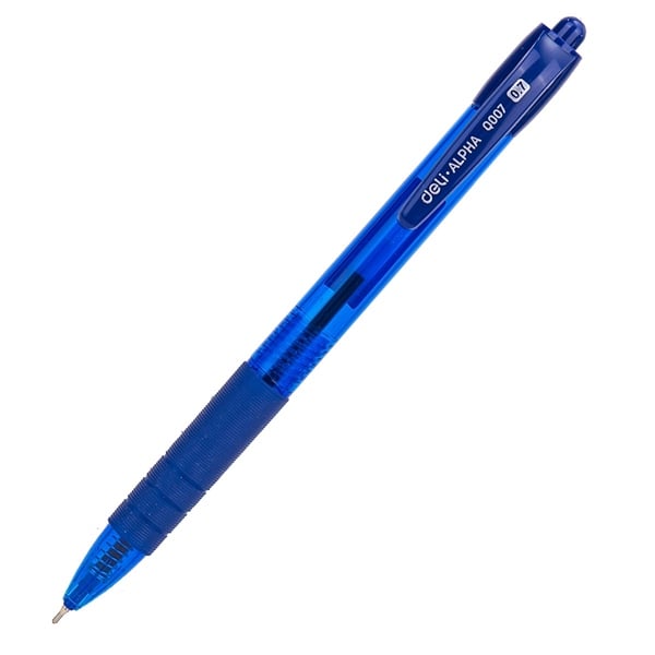 Bút bi Deli Alpha EQ00730, hộp 12 chiếc, nét 0.7mm