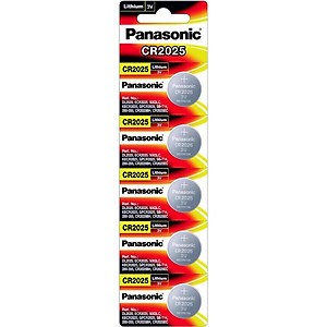 Pin cúc Panasonic CR2025, vỉ 5 viên