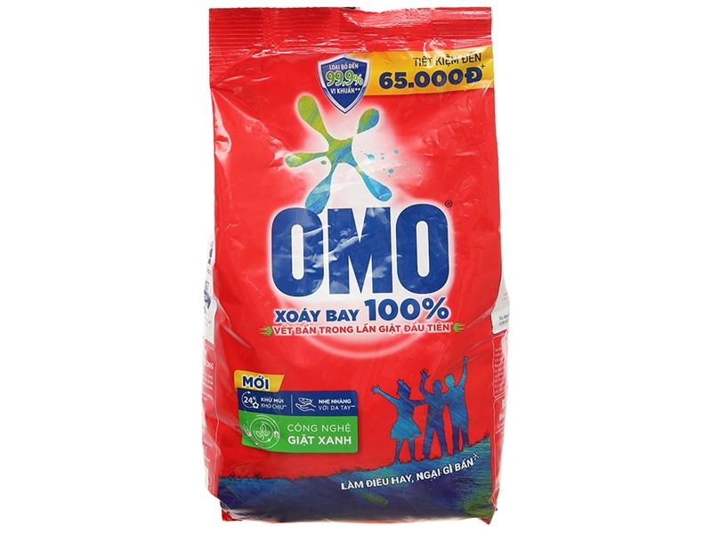 Bột giặt OMO 2,9kg 4 túi/thùng