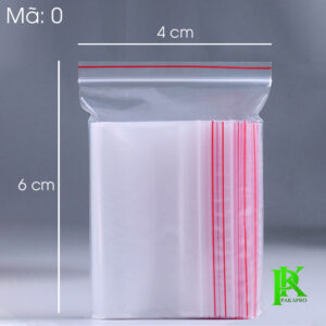 Túi bấm số 0 (4x6cm) Pakapro