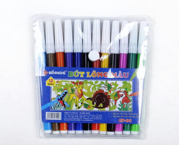 Vi_t_long_mau_12_cay_B_n_Nghe_CP-04.png Bút dạ 12 màu Bến Nghé CP-04