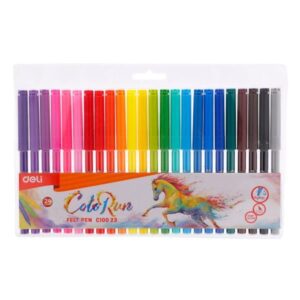 Bút dạ 24 màu Deli EC10023