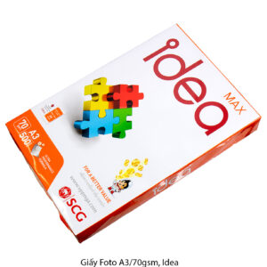 Giấy A3 Idea ĐL70, định lượng 70gsm, 500 tờ