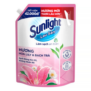 Nước lau sàn Sunlight 3,6kg hương hoa lily