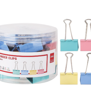 Kẹp sắt màu 41mm Deli E8552A