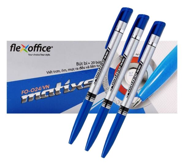 vCWDqb1iCPEOn9d1tFQN.jpg Bút bi Thiên Long Flexoffice FO-039 hộp 20 chiếc