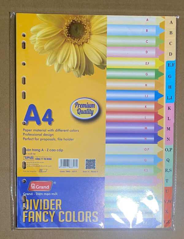 Chia file bìa A-Z Chia file bìa A-Z