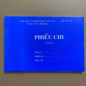 Phiếu chi 2 liên