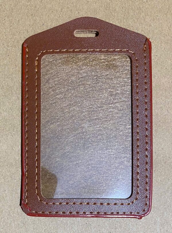 Thẻ da 1 mặt trong dọc