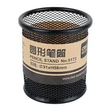 Giá cắm bút Deli kim loại đen 9172