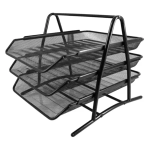 Khay tài liệu hợp kim 9181 3 tầng Deli