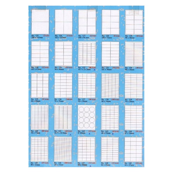 Nhãn PC A4 Tomy - 0