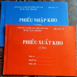 Phiếu Nhập/Xuất to cacbon 2, 3 Liên (60 tò)