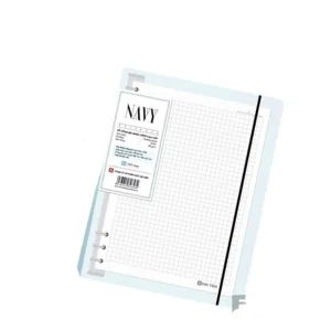 Sổ còng bìa nhựa kẻ ngang A5 Hải Tiến NAVY 200 trang - 6652