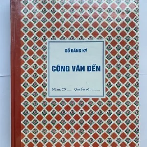 Sổ công văn đến 160 trang